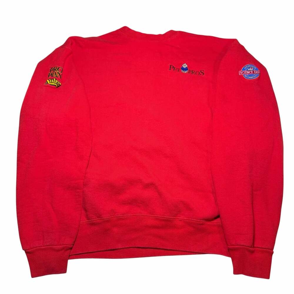 Fruit of the Loom Pet Pros Science Diet Sweatshirt Adult Red Cotton